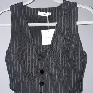 Adika Pin Stripe Lucille Vest
